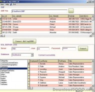 DBF to SQL2000 screenshot